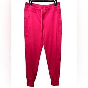 Bebe sport, pink athletic jogger leggings
